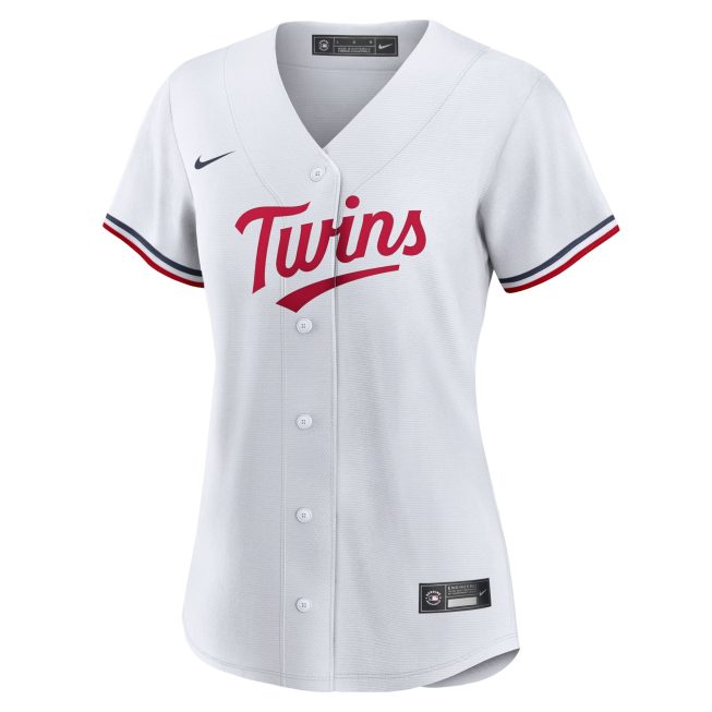 Carlos Correa Minnesota Twins Women's Home Replica Player Jersey - White - Image 2