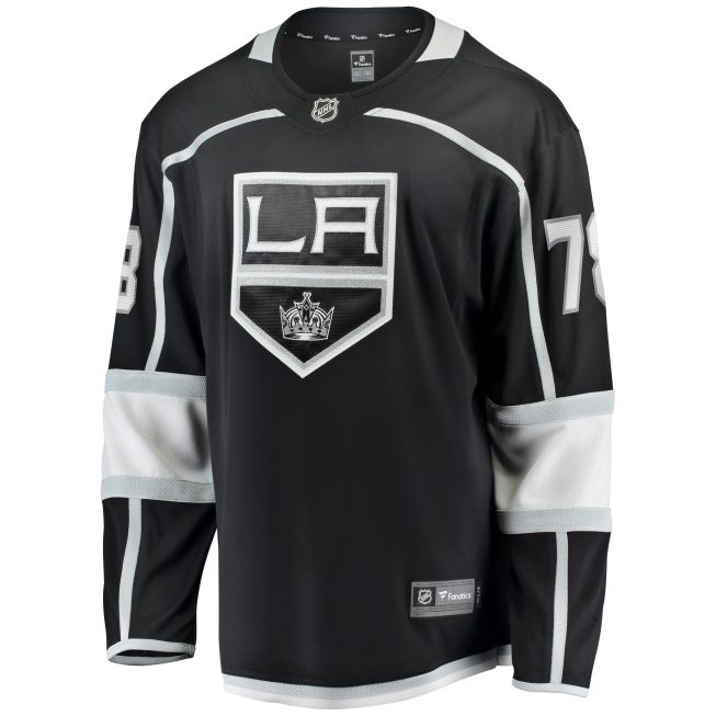 Alex Laferriere Los Angeles Kings Fanatics Home Premier Breakaway Player Jersey - Black - Image 2