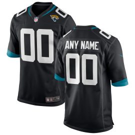 Jacksonville Jaguars Custom Game Jersey - Black