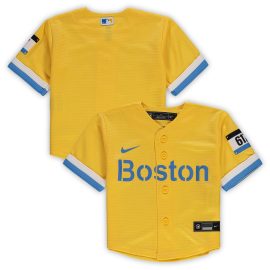 Boston Red Sox Infant City Connect Replica Jersey - Gold