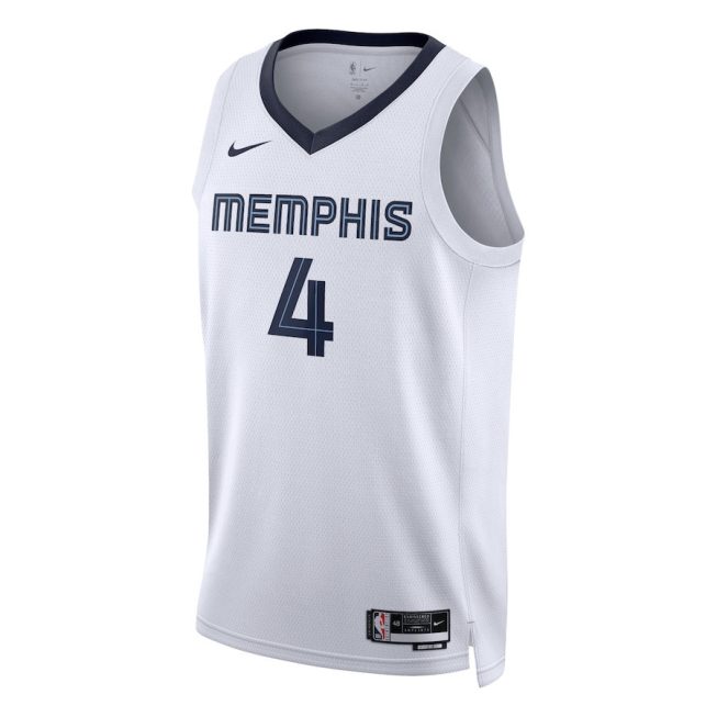 Steven Adams 4 Memphis Grizzlies Unisex Swingman Jersey - Association Edition - White - Image 2