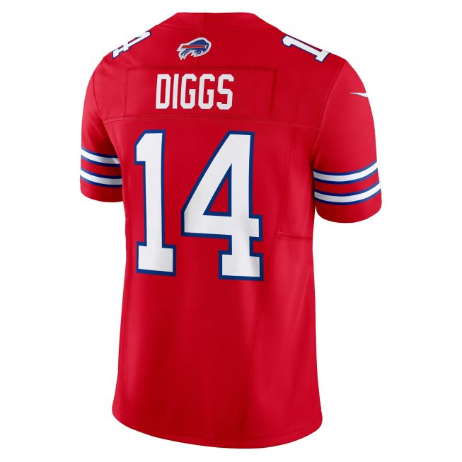 Stefon Diggs Buffalo Bills Vapor F.U.S.E. Limited Jersey - Red - Image 3