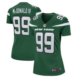 Will McDonald IV New York Jets Women's Game Jersey - Gotham Green