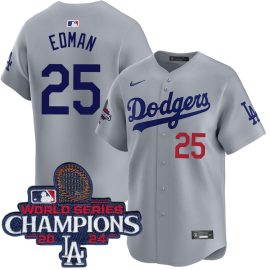 Tommy Edman Los Angeles Dodgers Alternate Road Limited World Series Champions Jersey