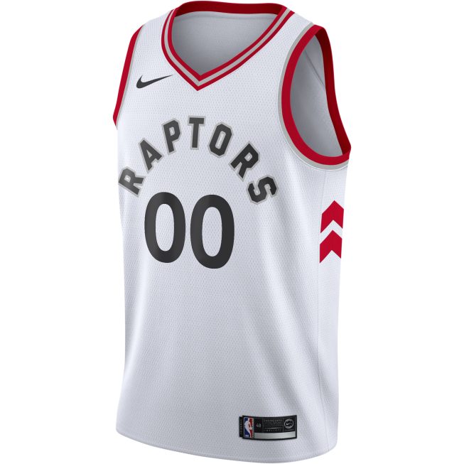Toronto Raptors 2020/21 Swingman Custom Jersey - Association Edition - White - Image 2