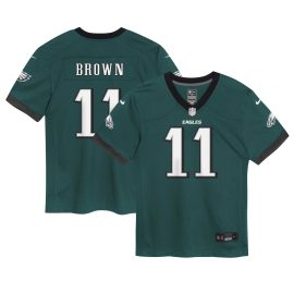 A.J. Brown Philadelphia Eagles Infant Game Jersey - Midnight Green