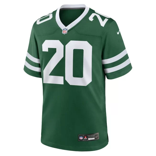 Breece Hall 20 New York Jets Game Men Jersey - Legacy Green - Image 2