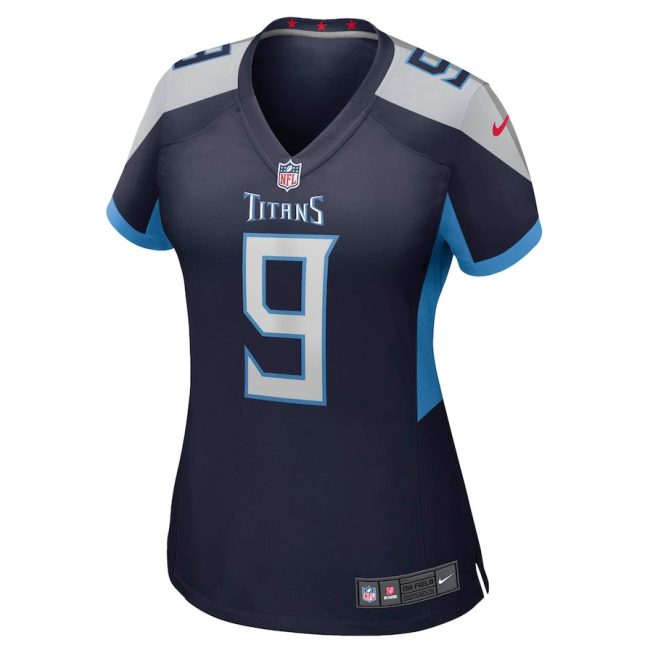 Steve McNair 9 Tennessee Titans Women Game Retired Jersey - Navy - Image 2