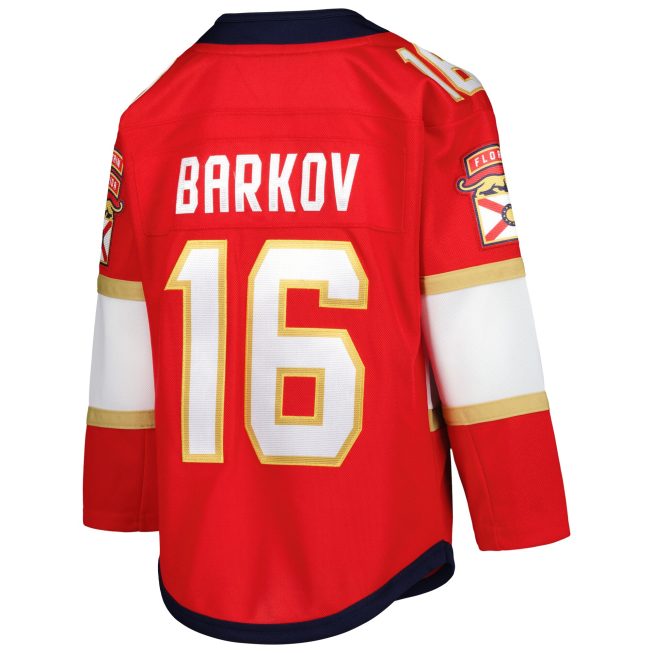 Aleksander Barkov Florida Panthers Youth Home Premier Player Jersey - Red - Image 3