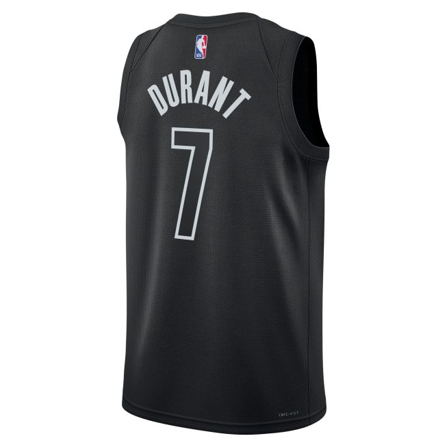 Kevin Durant Brooklyn Nets Jordan Brand Unisex Swingman Jersey - Statement Edition - Black - Image 3
