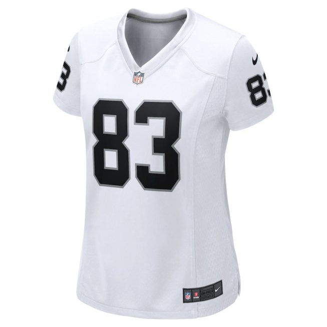 Darren Waller 83 Las Vegas Raiders Women Jersey - White - Image 2