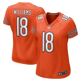 Caleb Williams Chicago Bears Women's Alternate 2024 Draft Game Jersey - Orange