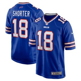 Justin Shorter 18 Buffalo Bills Men Team Game Jersey - Royal