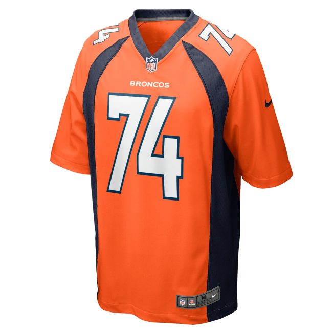 Ben Powers Denver Broncos Game Player Jersey - Orange - Image 2
