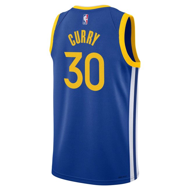 Stephen Curry Golden State Warriors Youth Swingman Jersey - Icon Edition - Royal - Image 3