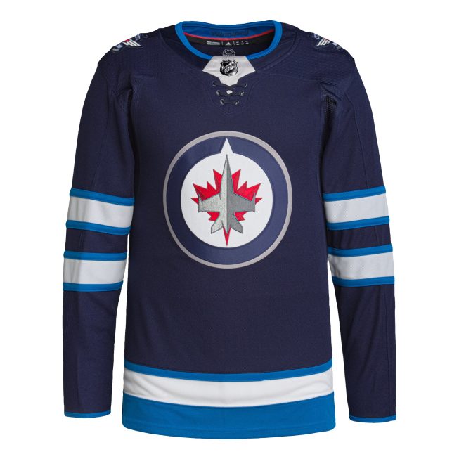 Winnipeg Jets Home Authentic Jersey - Navy - Image 2