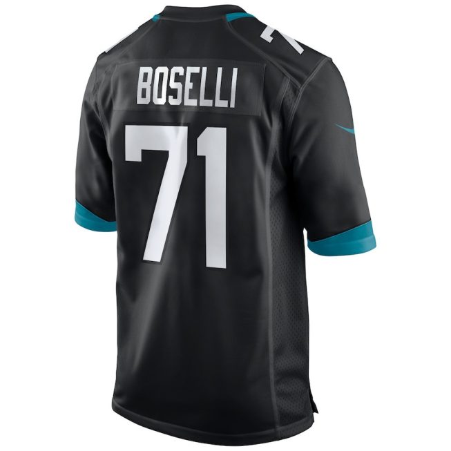 Tony Boselli 71 Jacksonville Jaguars Men Game Retired Jersey - Black - Image 3