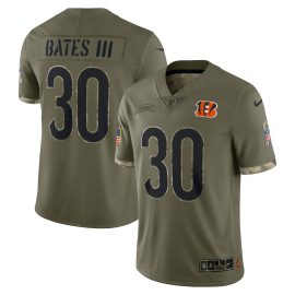 Jessie Bates III Cincinnati Bengals 2022 Salute To Service Limited Jersey - Olive