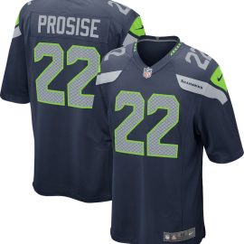 C.J. Prosise 22 Seattle Seahawks YOUTH Game Jersey - College Navy