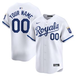 Kansas City Royals Home Limited Custom Jersey - White