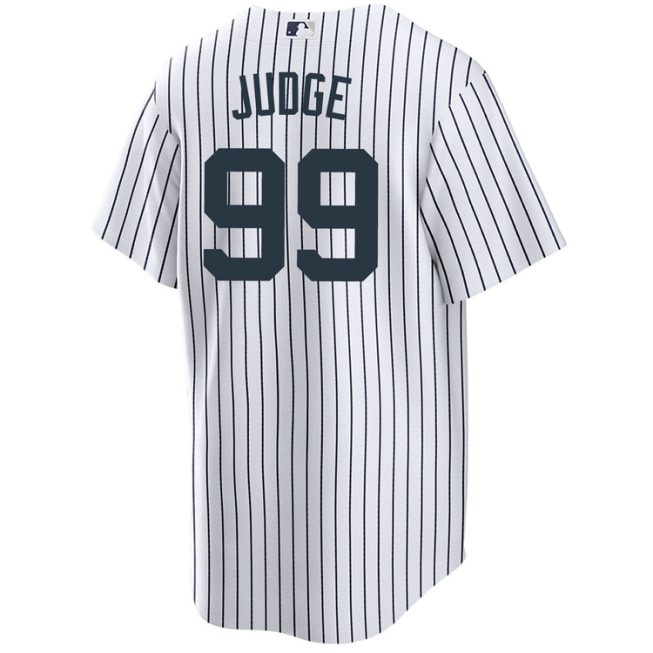 Aaron Judge New York Yankees Youth Home World Series Jersey - Image 2