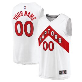 Toronto Raptors Fanatics Fast Break Custom Replica Jersey - Association Edition - White