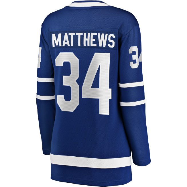 Auston Matthews Toronto Maple Leafs Fanatics Women's Home Breakaway Jersey - Blue - Image 3