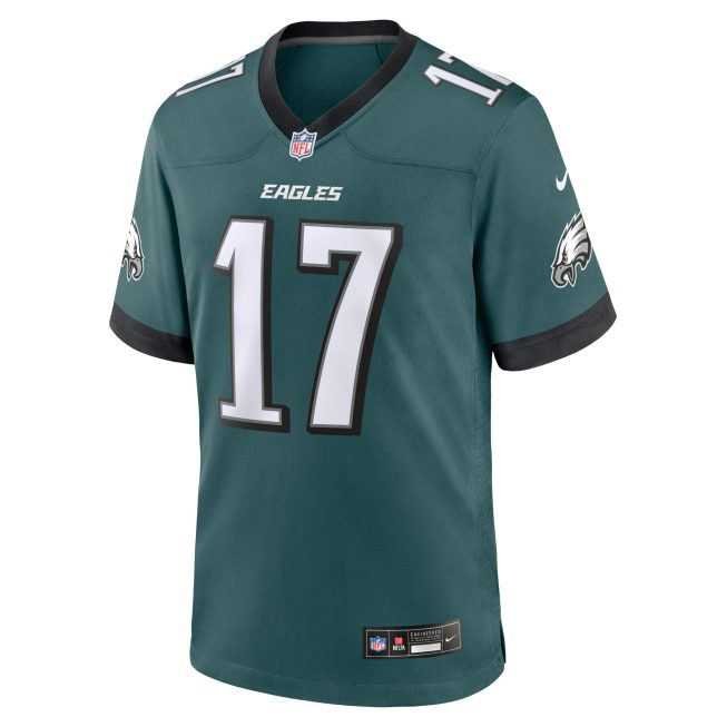 Nakobe Dean Philadelphia Eagles Team Game Jersey - Midnight Green - Image 2
