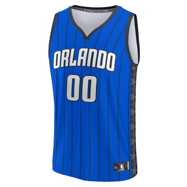 Orlando Magic Fanatics Youth Fast Break Replica Custom Jersey - Statement Edition - Blue - Image 2
