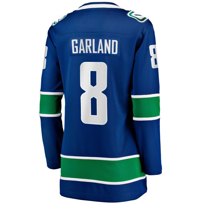 Conor Garland Vancouver Canucks Fanatics Women's Home Breakaway Player Jersey - Blue - Image 3