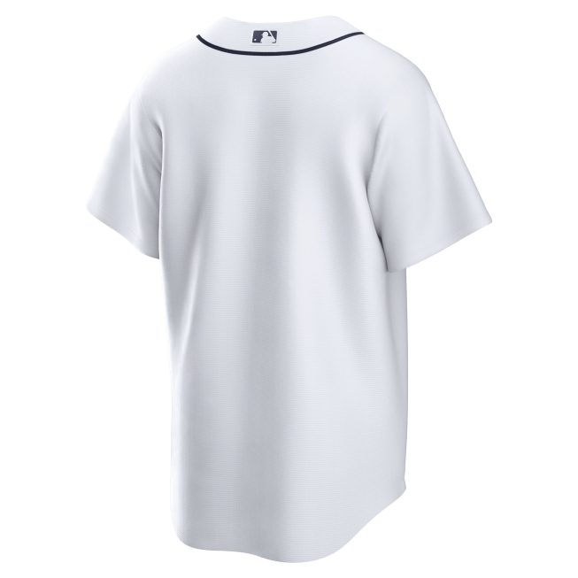 Detroit Tigers Home Blank Replica Jersey - White - Image 3