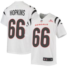 Super Bowl LVI Champions Cincinnati Bengals Trey Hopkins 66 White Youth's Jersey Jersey