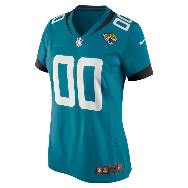 Jacksonville Jaguars Women's Alternate Custom Jersey - Teal - Image 2