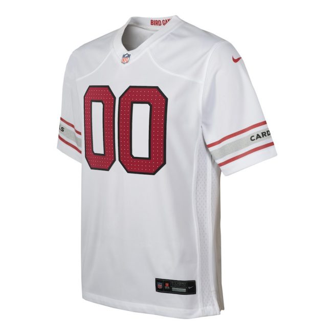 Arizona Cardinals Custom YOUTH GameJersey - White - Image 2