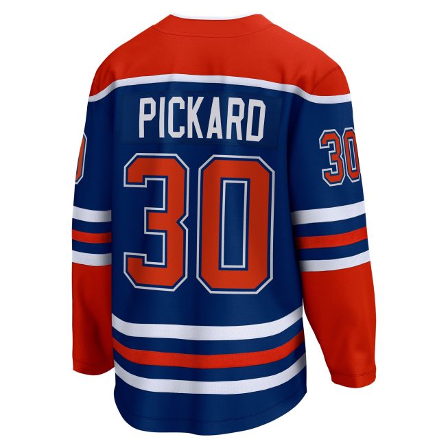 Calvin Pickard Edmonton Oilers Fanatics Home Premier Breakaway Player Jersey - Royal - Image 3