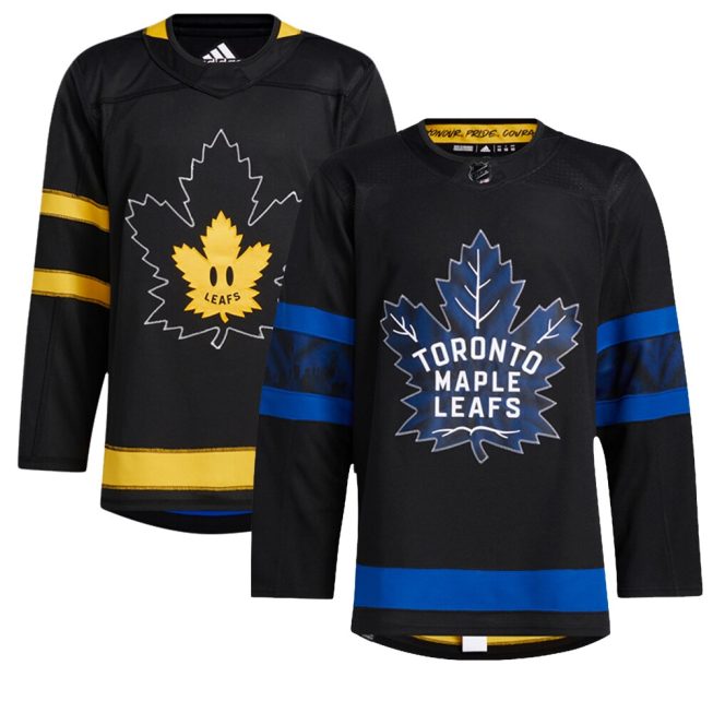 Authentic Toronto Maple Leafs x drew house Alternate Blank Jersey - Black
