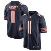 Darnell Mooney 11 Chicago Bears Men Game Jersey - Navy