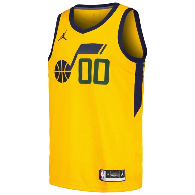 Jordan Clarkson Utah Jazz Jordan Brand Swingman Player Jersey - Statement Edition - Yellow - Image 2