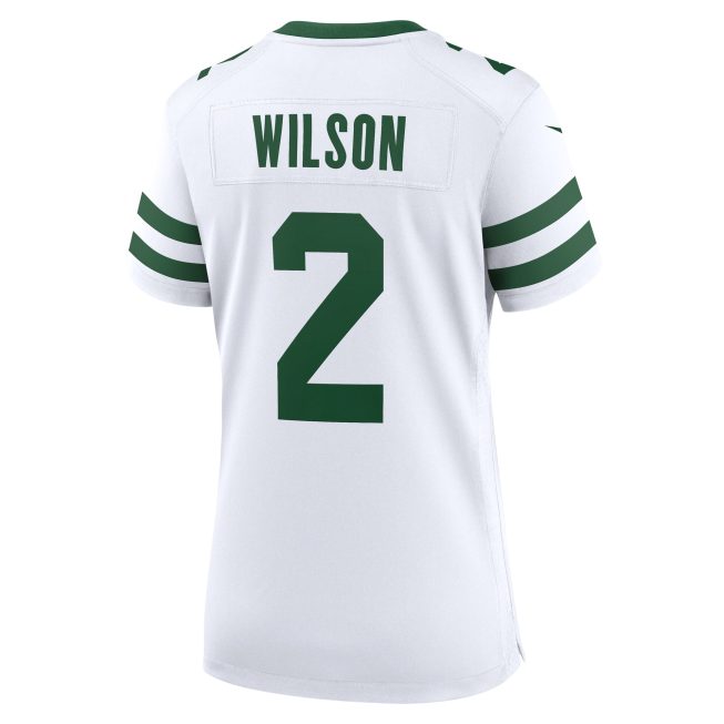 Zach Wilson New York Jets Women's Game Jersey - Legacy White - Image 3