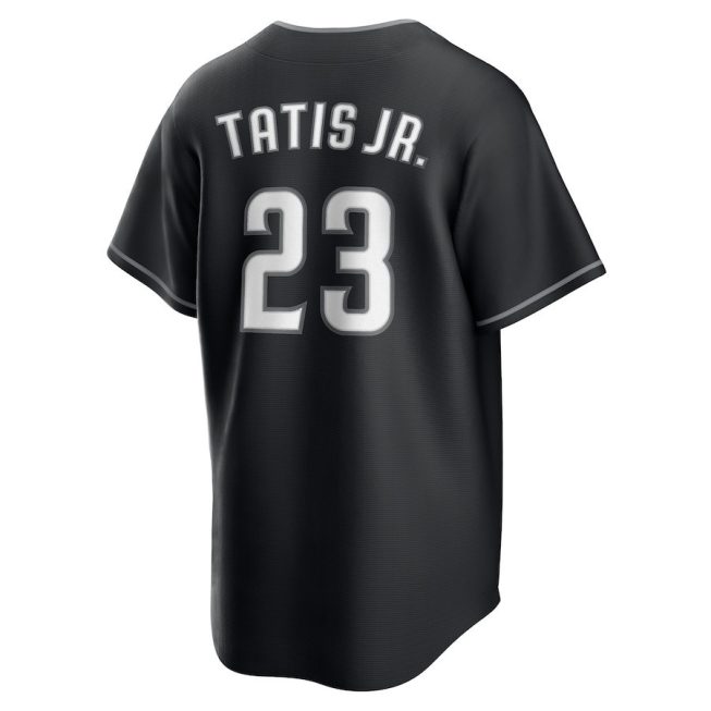 Fernando Tatis Jr. 23 San Diego Padres Men Jersey - Black - Image 3