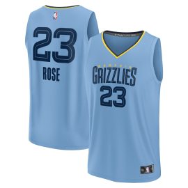 Derrick Rose Memphis Grizzlies Fanatics Men's Fast Break Player Jersey - Statement Edition - Light Blue