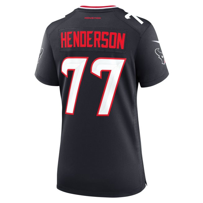 LaDarius Henderson Houston Texans Women's Game Jersey - Navy - Image 3