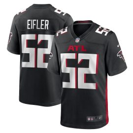 Milo Eifler 52 Atlanta Falcons Men Game Jersey - Black
