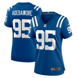 Adetomiwa Adebawore Indianapolis Colts Women's Team Game Jersey - Royal