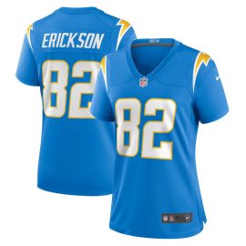 Alex Erickson 82 Los Angeles Chargers Women Team Game Jersey - Powder Blue