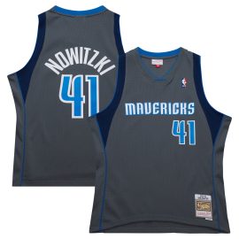 Dirk Nowitzki Dallas Mavericks Mitchell & Ness 2003/04 Hardwood Classics Swingman Jersey - Gray