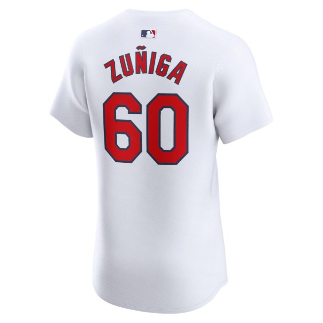 Guillermo Zuñiga St. Louis Cardinals Home Elite Player Jersey - White - Image 3
