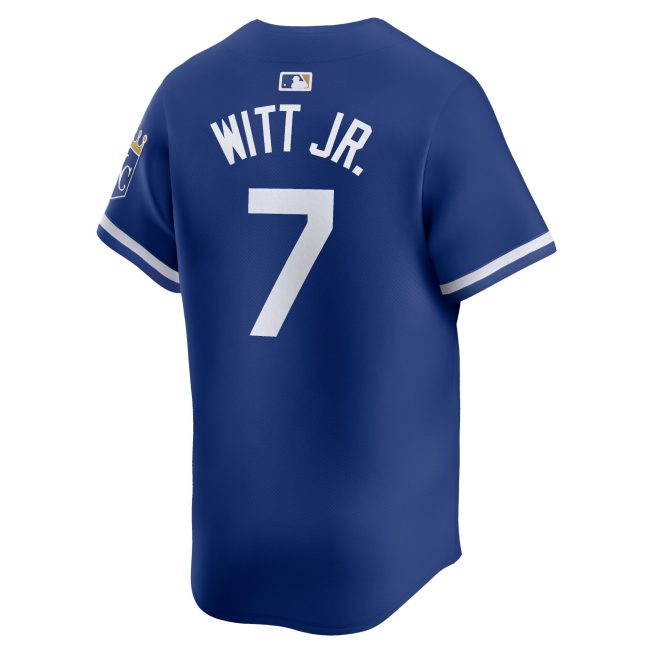Bobby Witt Jr. Kansas City Royals Alternate Limited Player Jersey - Royal - Image 3