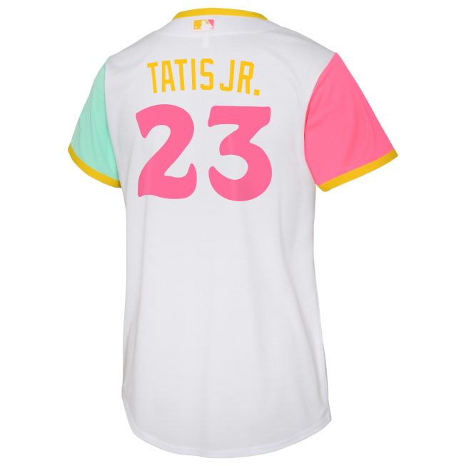 Fernando Tatis Jr. San Diego Padres Toddler City Connect Replica Player Jersey - White - Image 3