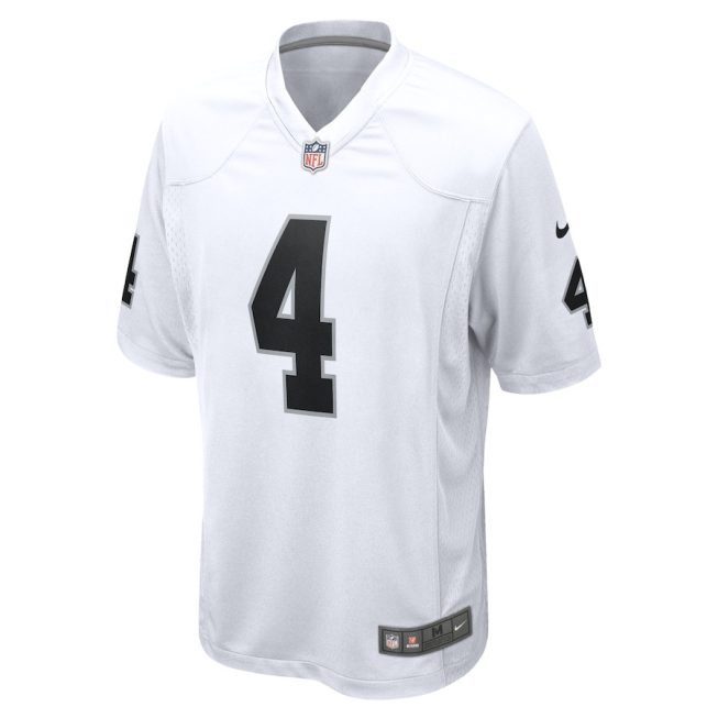 Aidan O'Connell 4 Las Vegas Raiders Men Game Jersey - White - Image 2